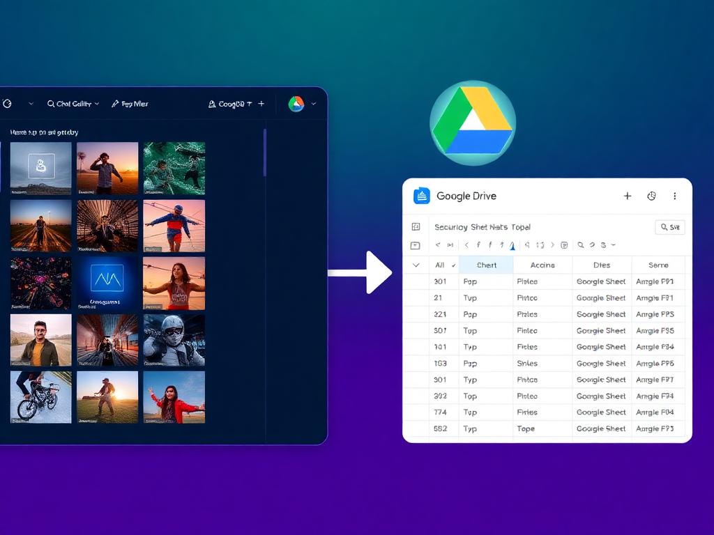 ChatGPT Image to Google Drive & Sheets