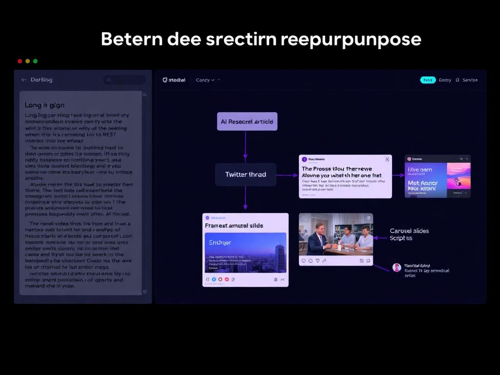 AI Blog to Social Repurposing System